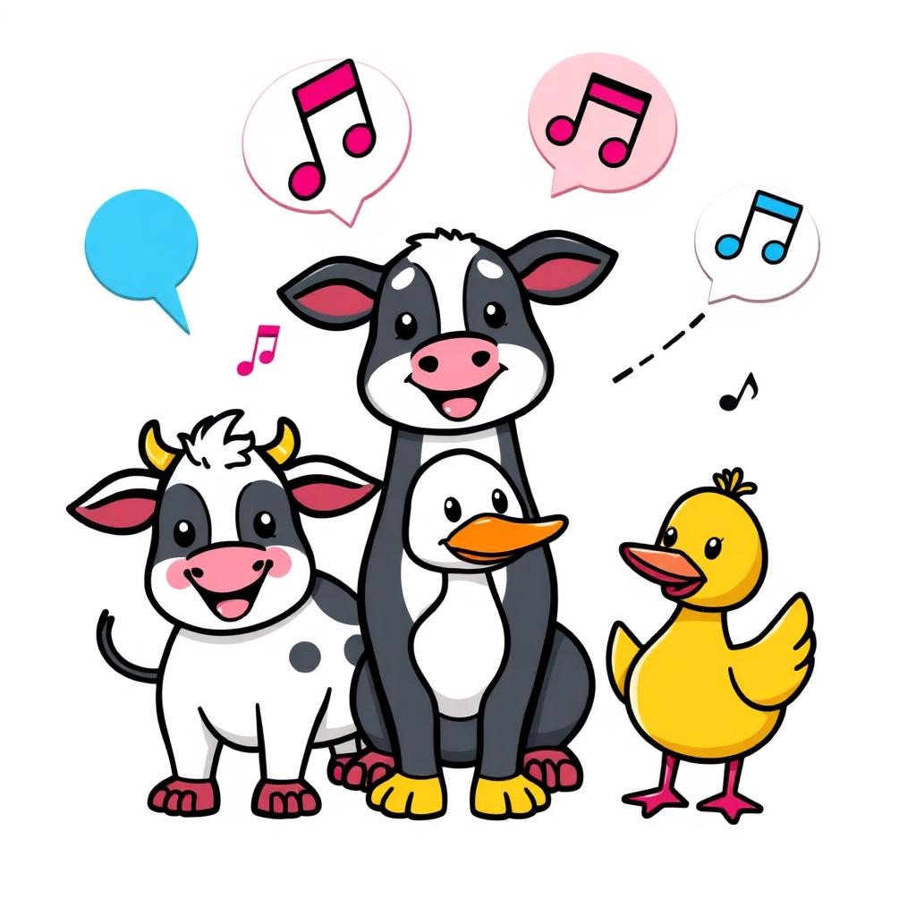 Animal Sounds illustration