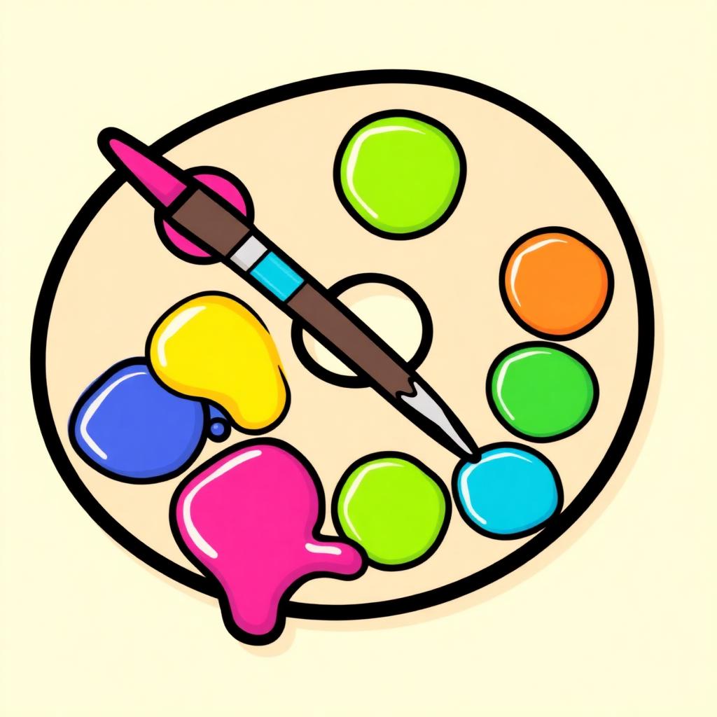 Colour Words illustration